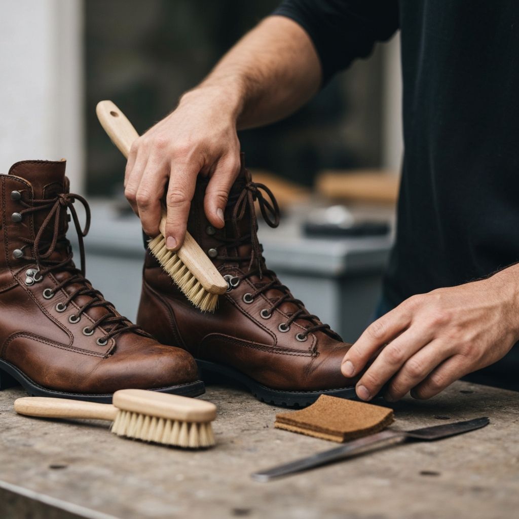 Shoe cleaning - High boots